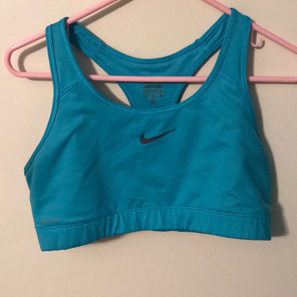 Nike Pro blue sports bra XL